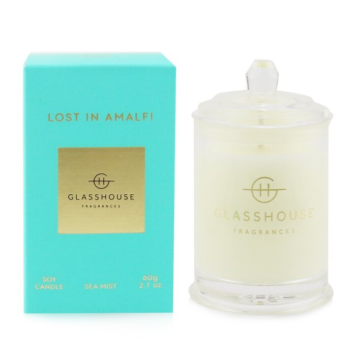 GLASSHOUSE -  Scented Soy Candle - Lost in Amalfi (Sea Mist)