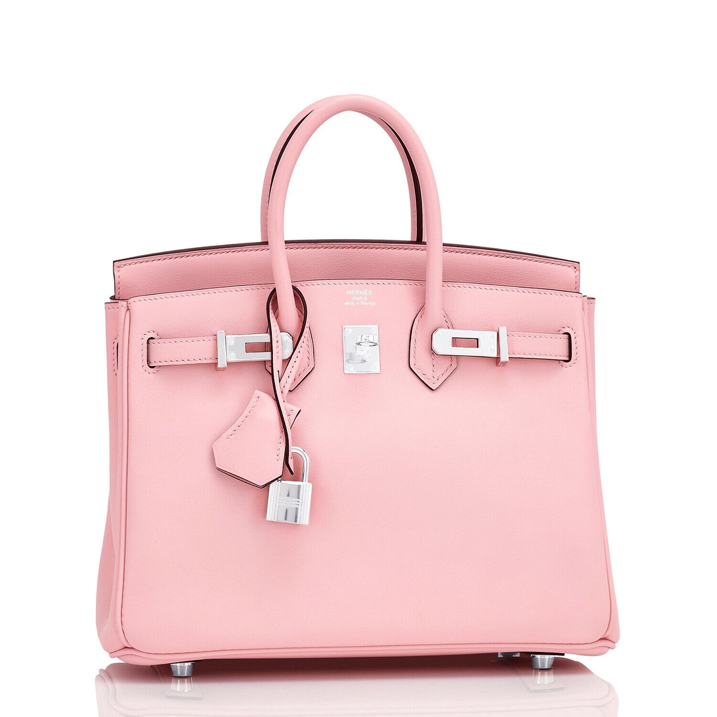 Hermes Rose Sakura Birkin 25 Pink Jewel Bag Grail Z Stamp, 2021