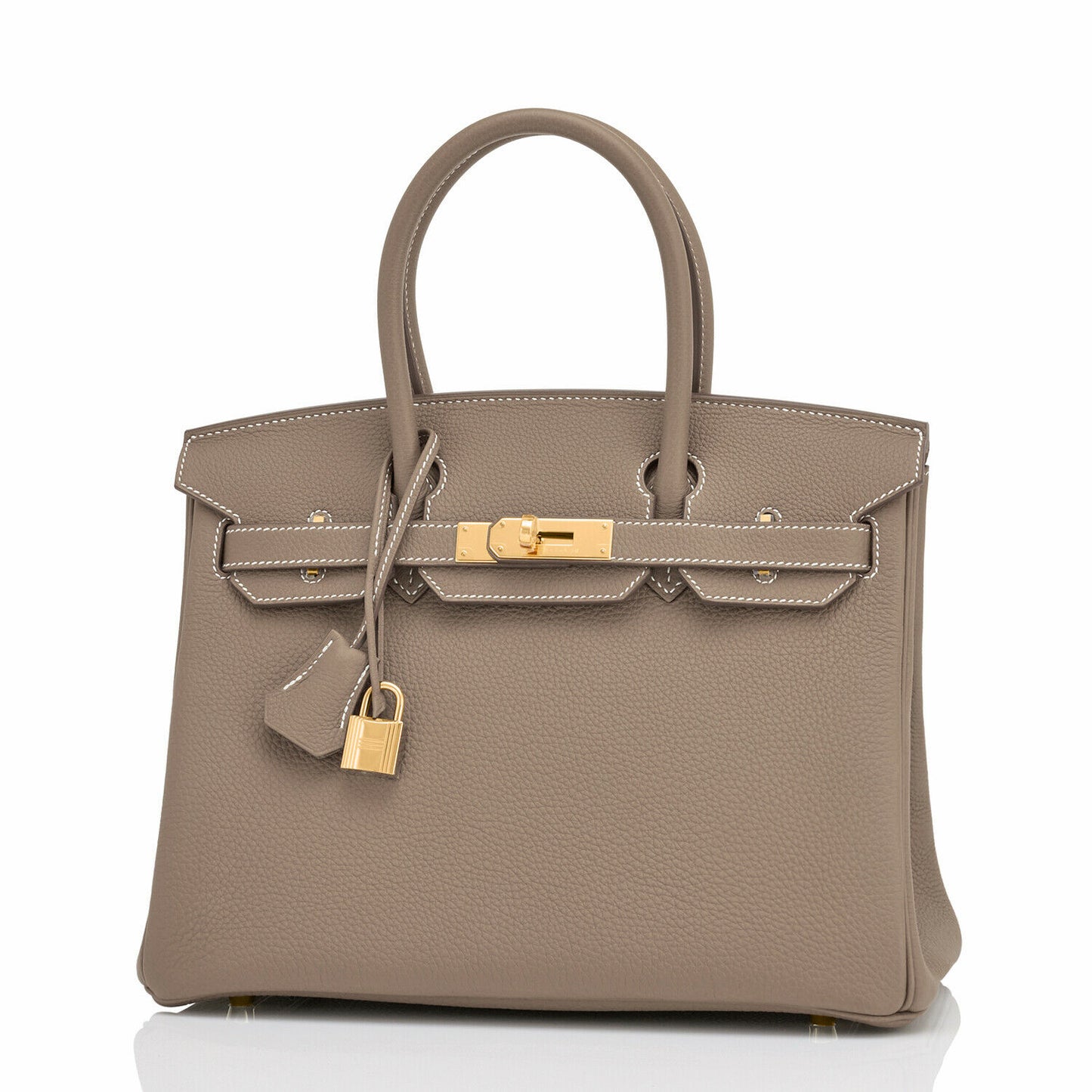 Hermes Birkin 30cm Etoupe Taupe Gold Togo Bag Z Stamp, 2021