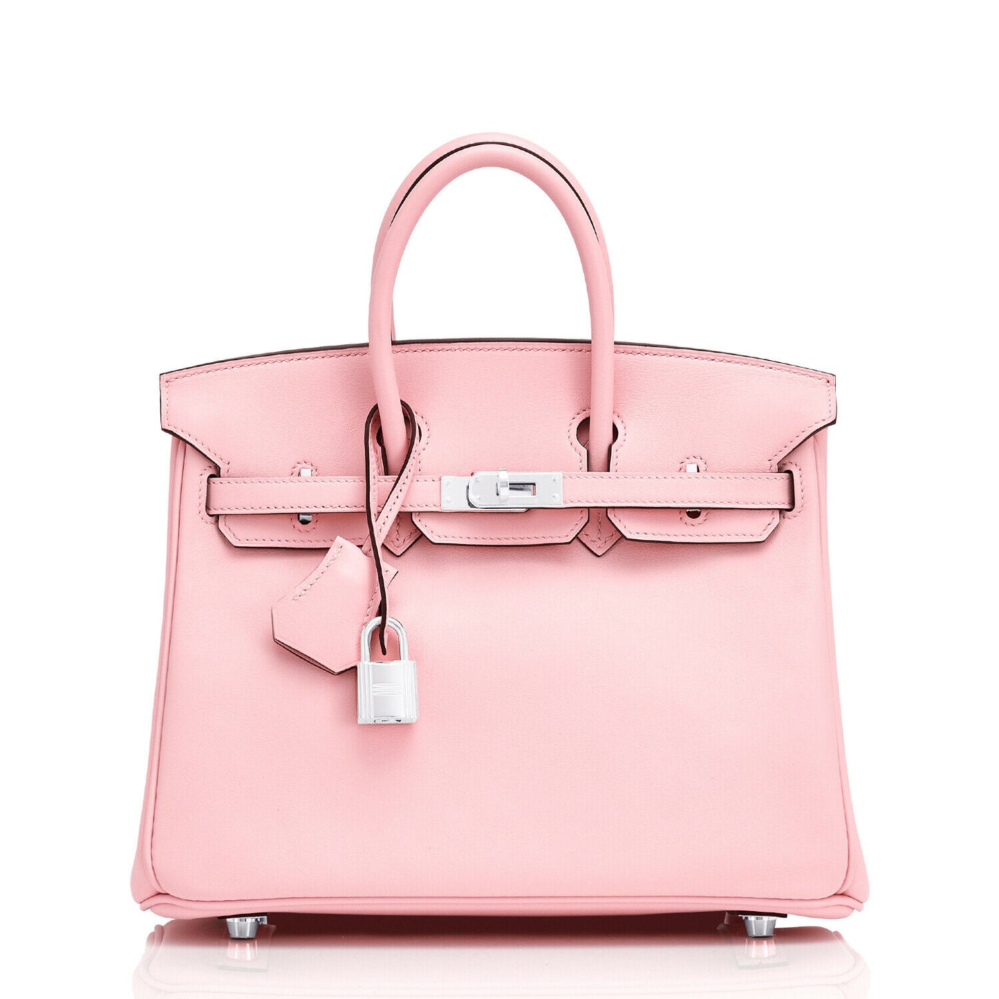 Hermes Rose Sakura Birkin 25 Pink Jewel Bag Grail Z Stamp, 2021