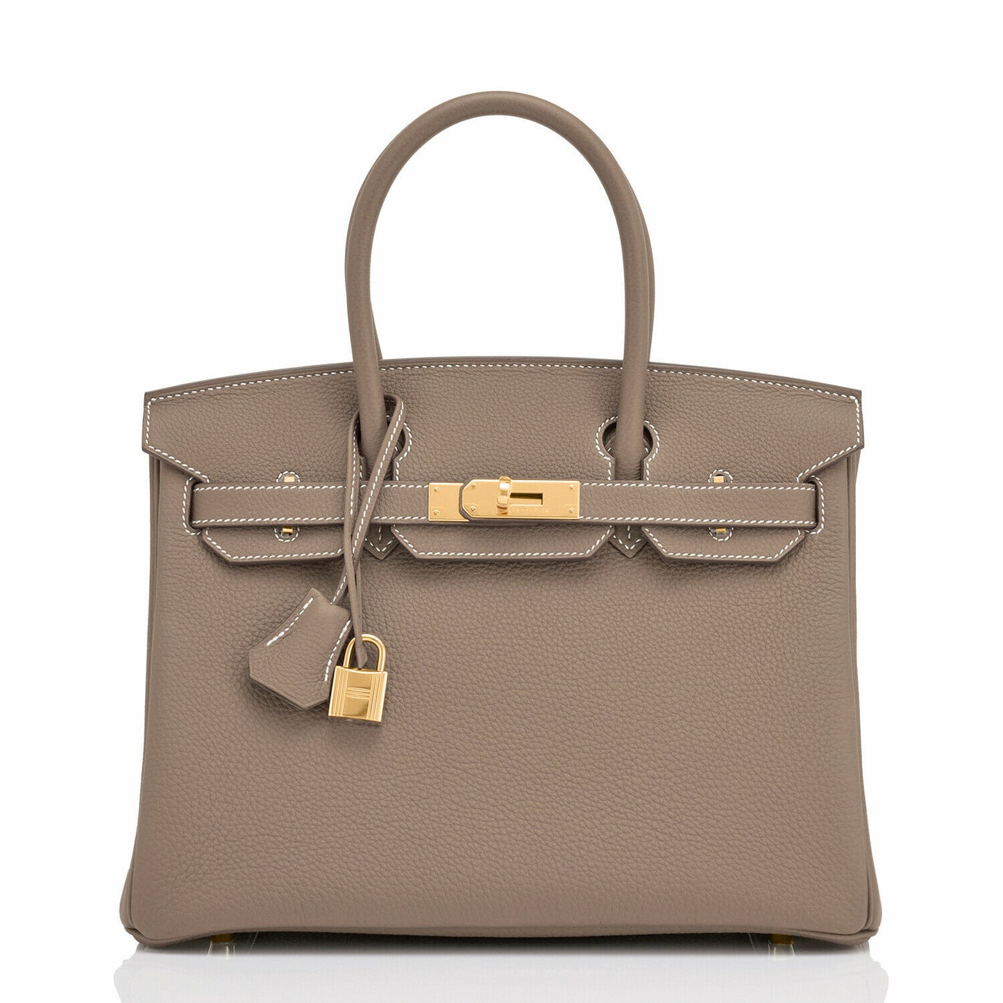 Hermes Birkin 30cm Etoupe Taupe Gold Togo Bag Z Stamp, 2021