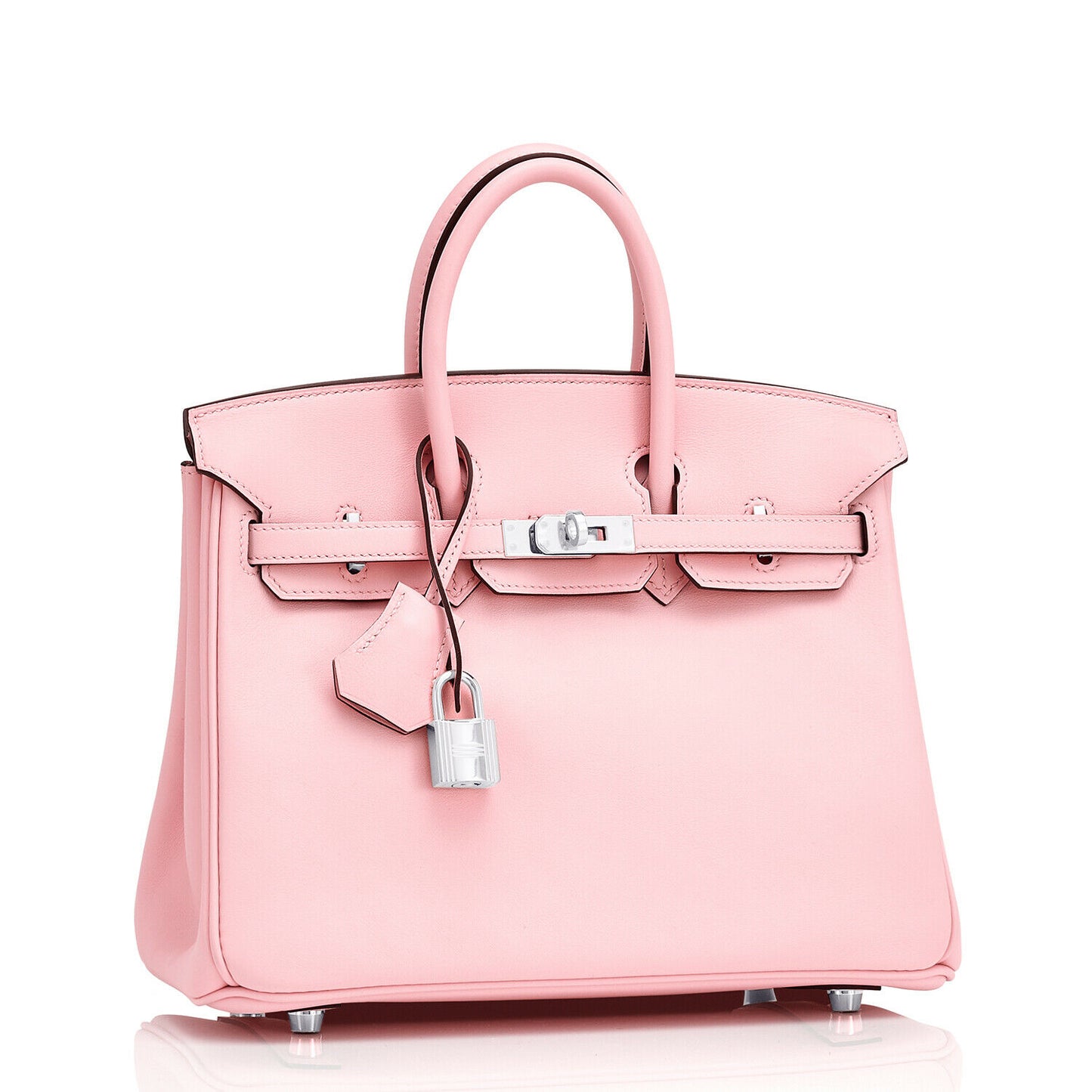 Hermes Rose Sakura Birkin 25 Pink Jewel Bag Grail Z Stamp, 2021