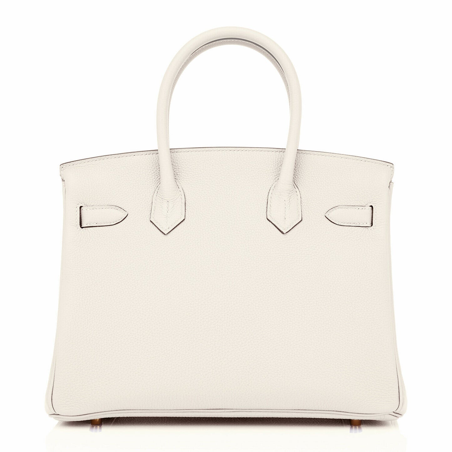 Hermes Craie Birkin 30cm Togo Gold Hardware Chalk Off White Bag Z Stamp, 2021