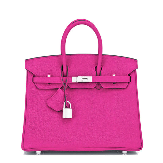 Hermes Birkin 25 Magnolia Capucine Jewel Pink Red Orange Verso Bag Z Stamp, 2021