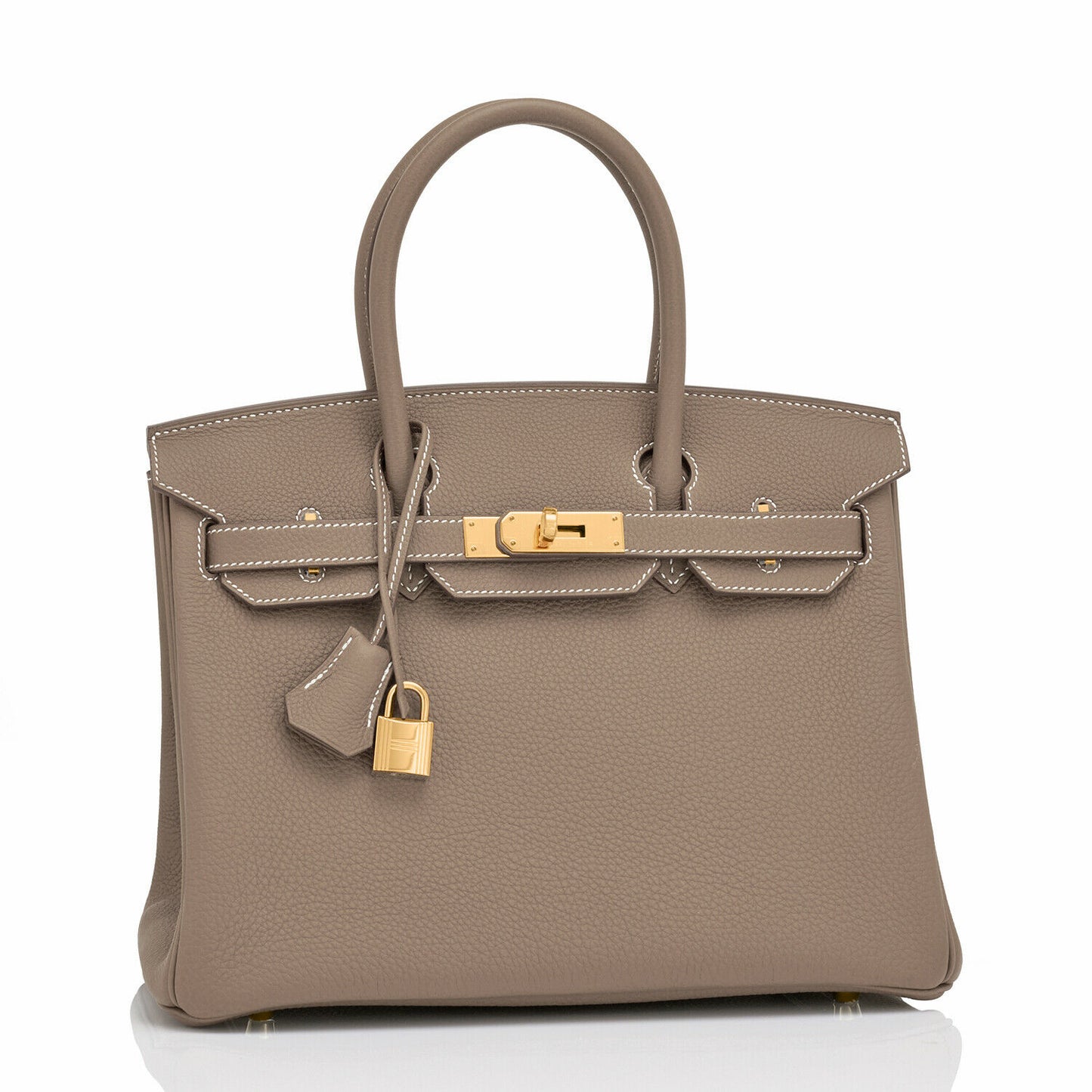 Hermes Birkin 30cm Etoupe Taupe Gold Togo Bag Z Stamp, 2021