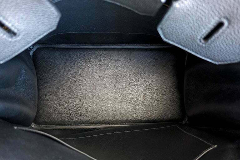 Hermes Black 40cm Birkin Togo Gold Hardware Bag