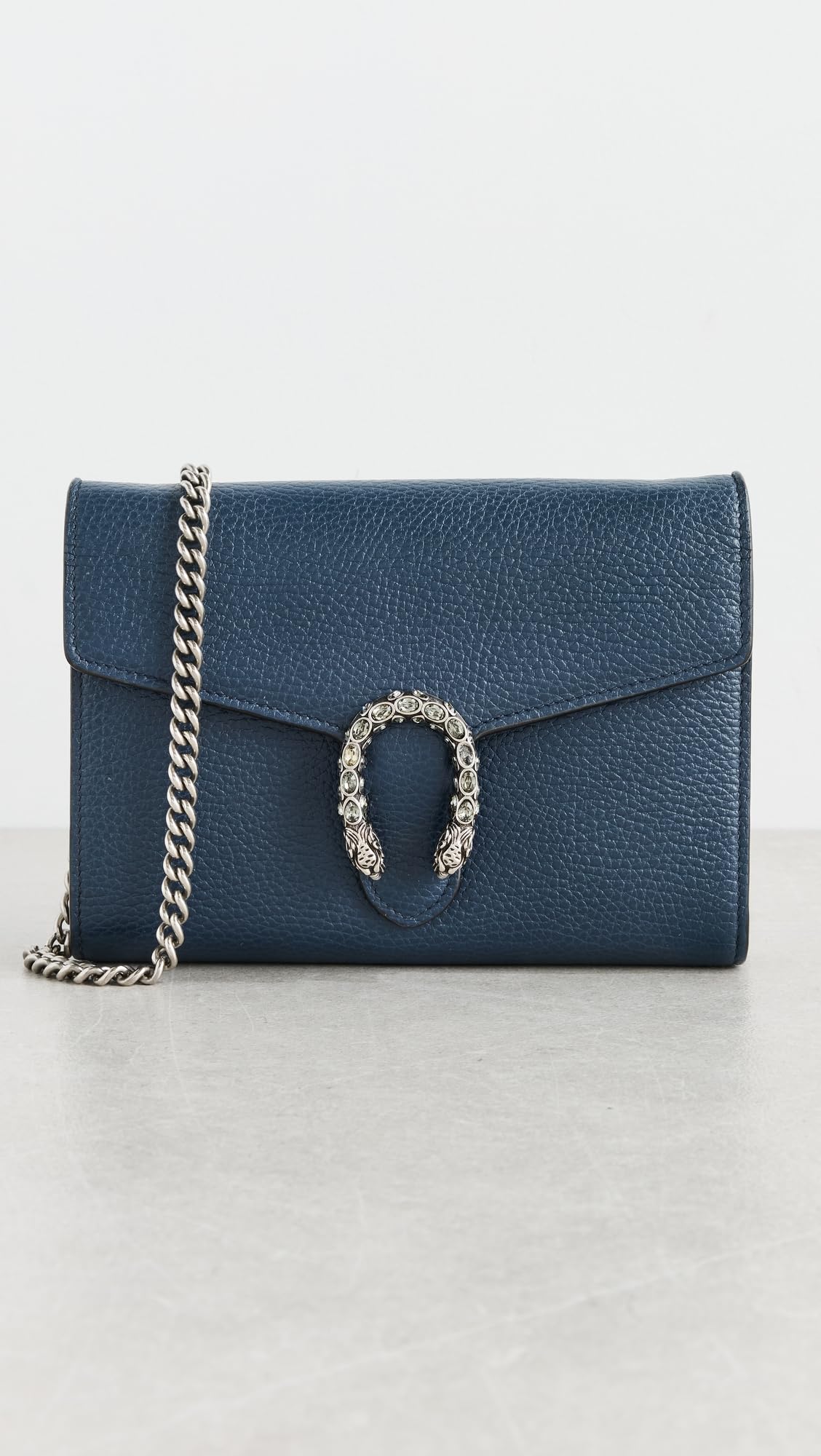 Women's Pre-Loved Gucci Dionysus Wallet On Chain, Blue, One Size