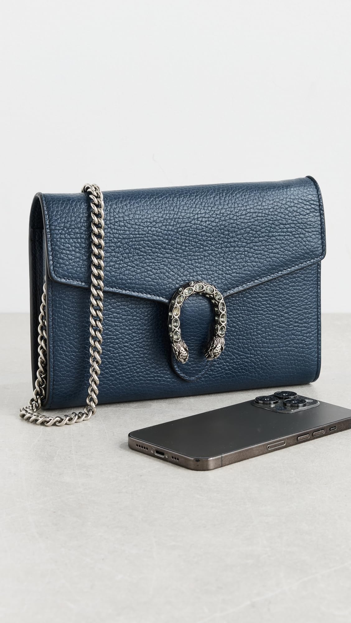 Women's Pre-Loved Gucci Dionysus Wallet On Chain, Blue, One Size