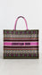 Women's Pre-Loved Christian Dior Book Tote Bag, Embroidery