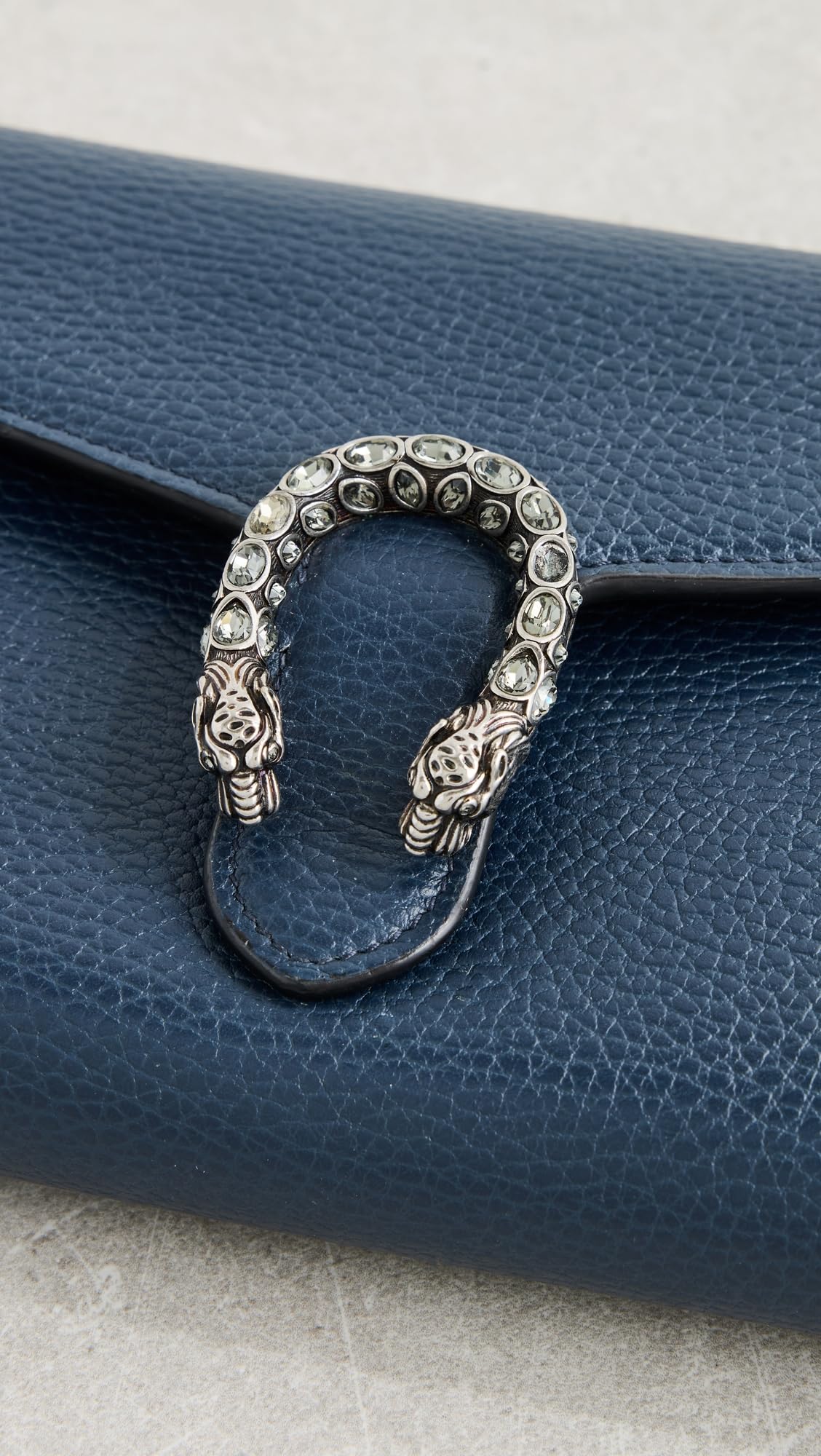 Women's Pre-Loved Gucci Dionysus Wallet On Chain, Blue, One Size