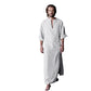 Mens Natural Linen Cotton Ultra Long Floor Length Robes