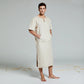 Mens Natural Linen Cotton Ultra Long Floor Length Robes